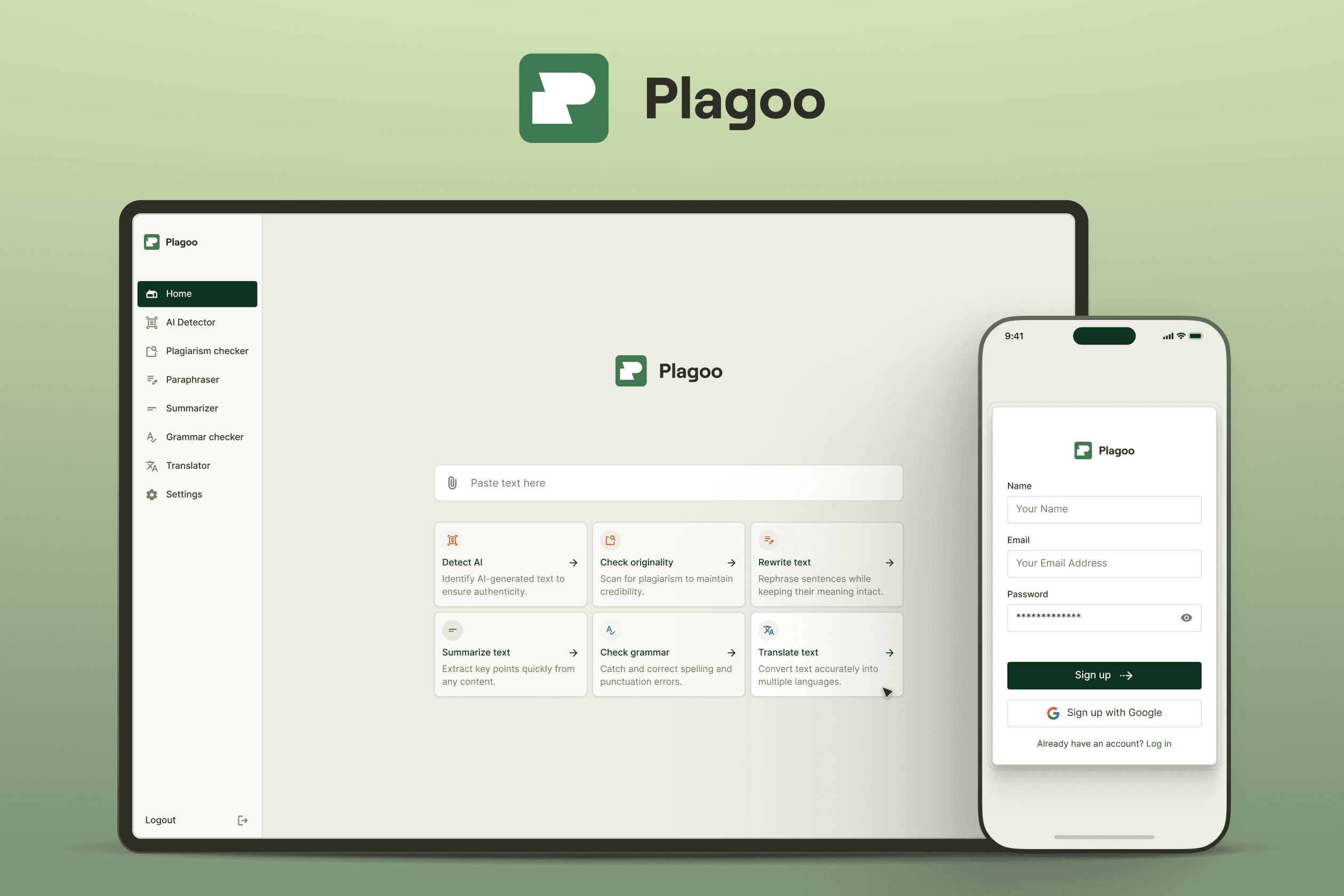 Plagoo AI